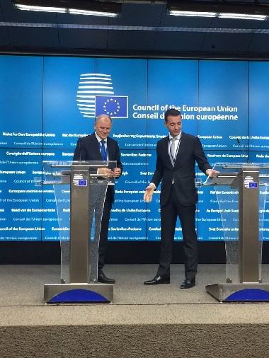 Minister zdravotníctva Tomáš Drucker v Bruseli s európskym komisárom pre oblasť zdravia a bezpečnosť potravín Vytenisom Andriukaitisom