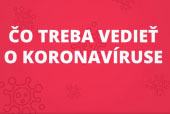 Čo treba vedieť o koronavíruse