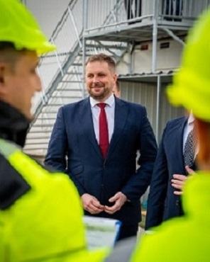 Minister zdravotníctva K. Šaško a vicepremiér P. Kmec skontrolovali výstavbu nemocnice v Martine