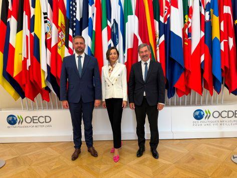 Minister zdravotníctva Kamil Šaško sa stretol aj so zástupcom generálneho tajomníka OECD Františkom Ružičkom