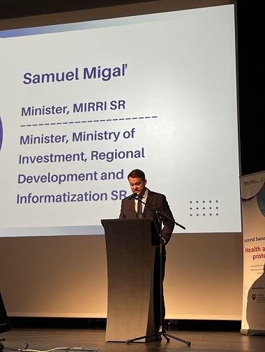Minister investícií, regionálneho rozvoja a informatizácie (MIRRI) SR Samuel Migaľ
