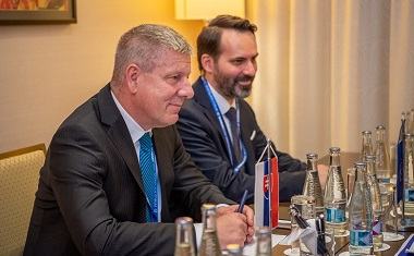 Minister zdravotníctva SR Vladimír Lengvarský a člen Riadiacej rady WHO za SR Jozef Šuvada